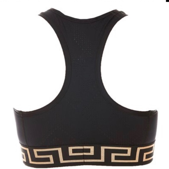 Womens Versace Greca Border sports bra size large - Picture 2 of 8